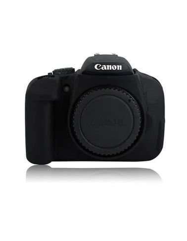 Silicone Rubber Case For Canon DSLR, Black Color