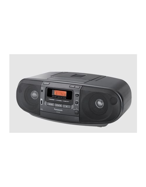 Panasonic CD Radio Cassette Recorder, Black