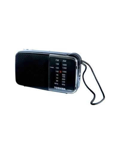 Toshiba Portable Radio, AM/FM, Black Color