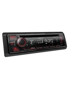 Kenwood Car Radio, LCD Display, CD Player, Built-in Bluetooth, Spotify Control