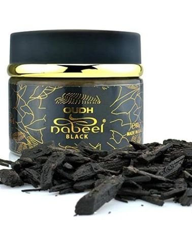 Black Oud Incense by Al Nabeel for Unisex, Incense Perfume, 60g