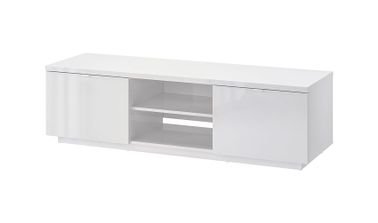 Byas TV bench from IKEA, Adjustable Shelf, White
