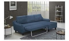 Sydney Right Corner Sofa Bed, 3 Seats, Fabric, Blue Color