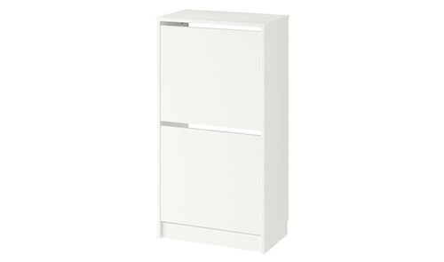 Bissa Shoe Cabinet from IKEA, Two Compartments, White
