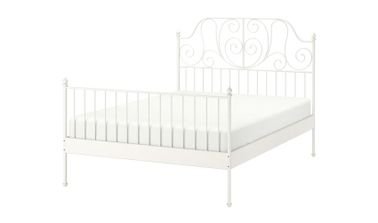 Luroy Bed Frame from IKEA, Double, White