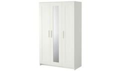 خزانة ملابس بريمنيس من أيكيا، 3 أبواب، أبيض