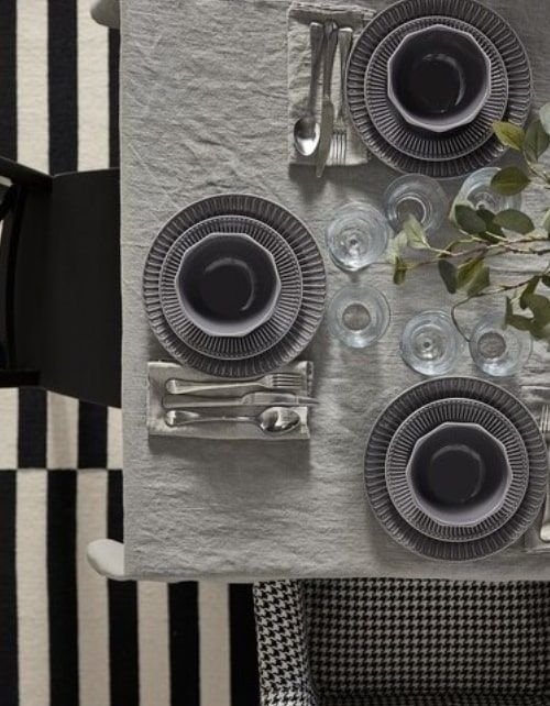 Ikea Side Plate, Ceramic, Heat resistant, Gray
