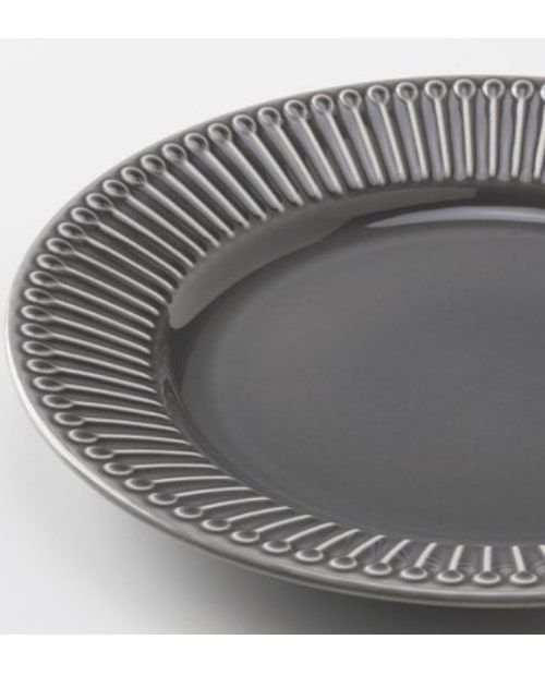 Ikea Side Plate, Ceramic, Heat resistant, Gray