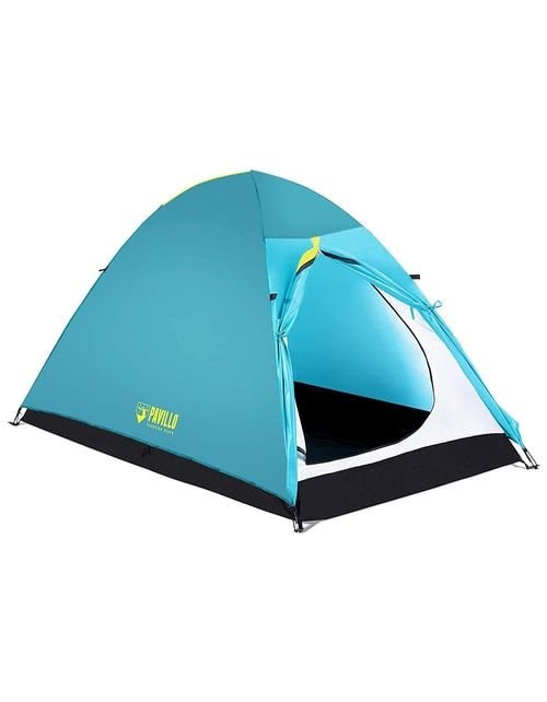 Pavillo Active Tent for 2 Persons by Bestway to Camping, 2 Layers with Base, Blue