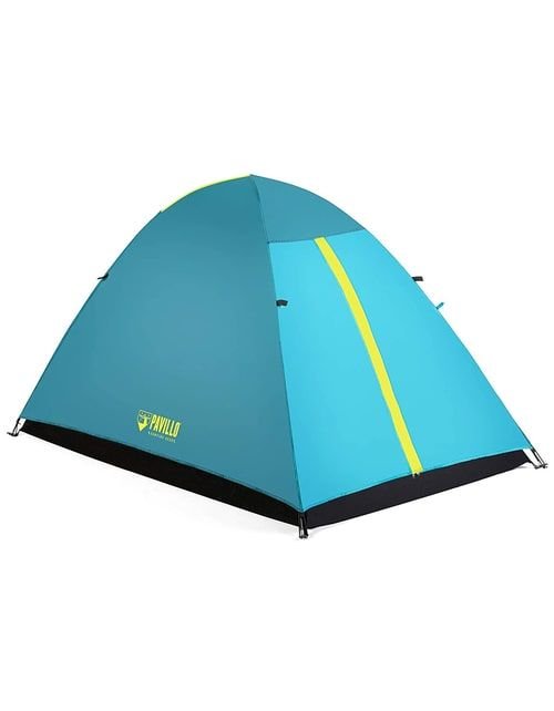 Pavillo Active Tent for 2 Persons by Bestway to Camping, 2 Layers with Base, Blue