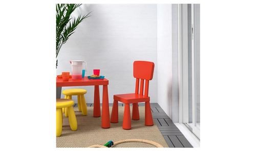 MAMMUT Children's Chair from IKEA, In/outdoor, Red