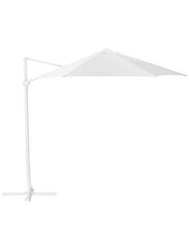 مظلة شمسية من إيكيا معلقة، قابلة للغسل، أبيض