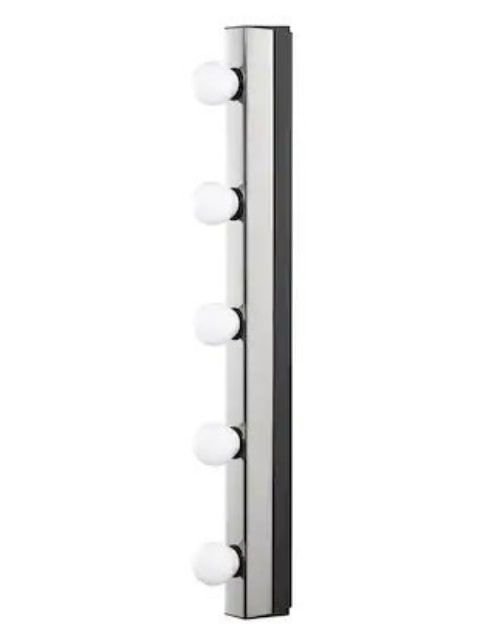 Ikea Musik wall lamp, chrome plated, internal wired