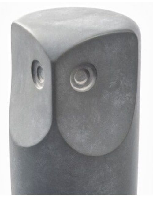Cement Owl 3Piece Decorative Set from Ikea, Gray