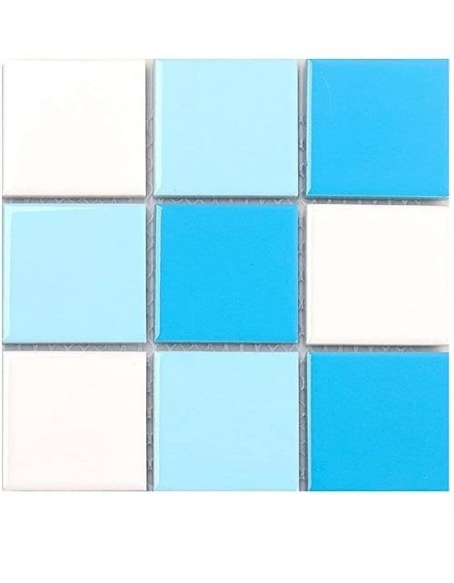 Swimming pool ceramic from Youyou CAO Glazed mosaic, 11 pieces, 3 colors