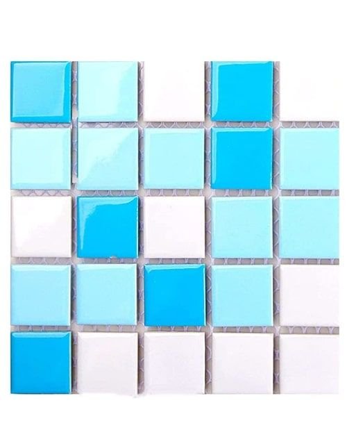Swimming pool ceramic from Youyou CAO Glazed mosaic, 11 pieces, 3 colors