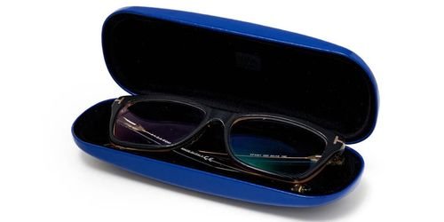 Legami Sunglasses Case, Metal, Blue Color