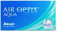 AIR OPTIX AQUA Contact Lenses, 6 Pcs, Transparent
