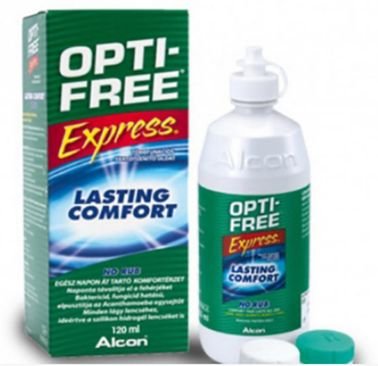 Opti-Free Express Contact lenses Solution, 120 ml