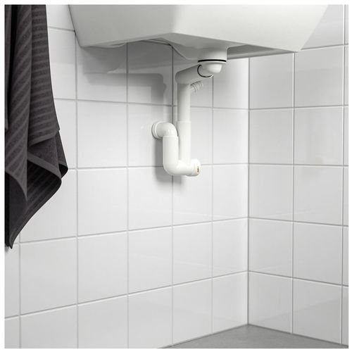 Raennilen Water trap from IKEA, 1 Bowl, White