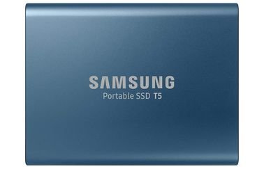 Samsung T5 Portable SSD, USB-C, 500GB, Blue