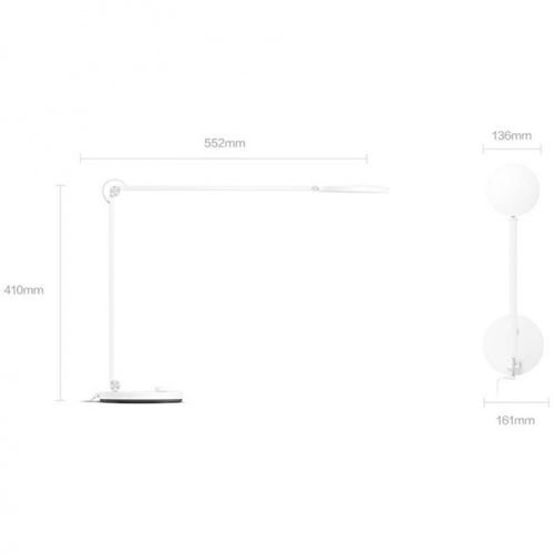 مصباح مكتب شاومي Desk Lamp Pro، وايفاي، 12 واط، أبيض