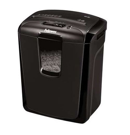 Fellowes Powershred M-8C, Cut Staples, Credit Cards, and Paper Clips, Black