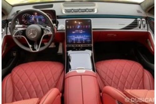 سيارة مرسيدس بنز اس 500 سيدان 2021 جديدة، دفع رباعي، لون أسود