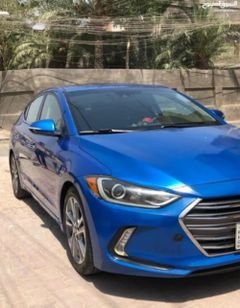 Hyundai Elantra 2017 for monthly rent, Automatic, Blue