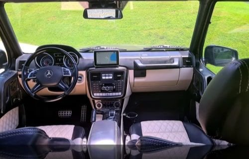 سيارة مرسيدس AMG G63 2016  مستعملة للبيع، أتوماتيك، لون أسود مطفي
