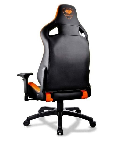 كرسي ألعاب كوجار Armor S، قابلة للتعديل، لون أسود وبرتقالي