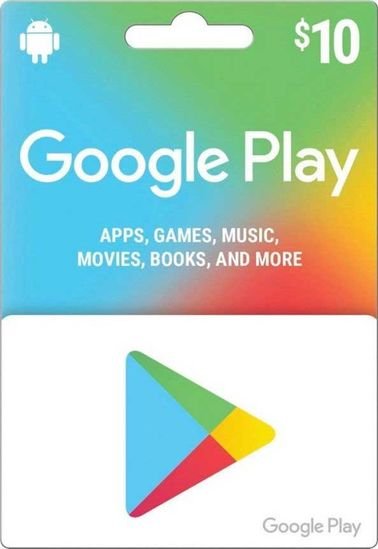 Google Play Gift Card 10$, USA Store, Digital Code