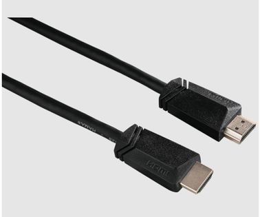 Hama HDMI Cable, 1.5 Meters, 4K Support, Black