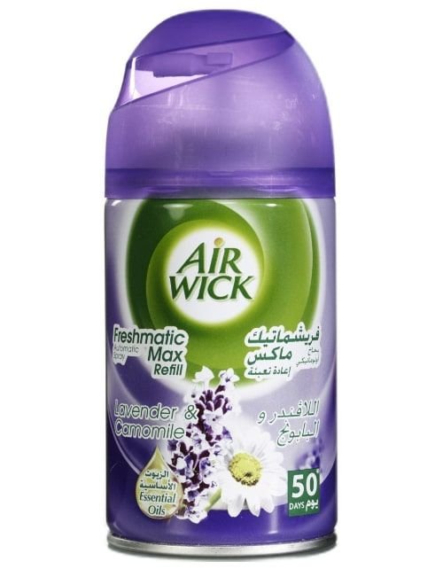 Air Wick Air Freshener Freshmatic Refillable Box, Lavender and Chamomile, 250 ml