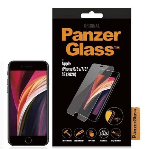 PanzerGlass Screen Protector iPhone SE 2020, 4.7 Inch Size. Clear