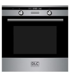 DLC Built-in Electric Oven, 70 Liter, Stainless Steel, Black and Silver