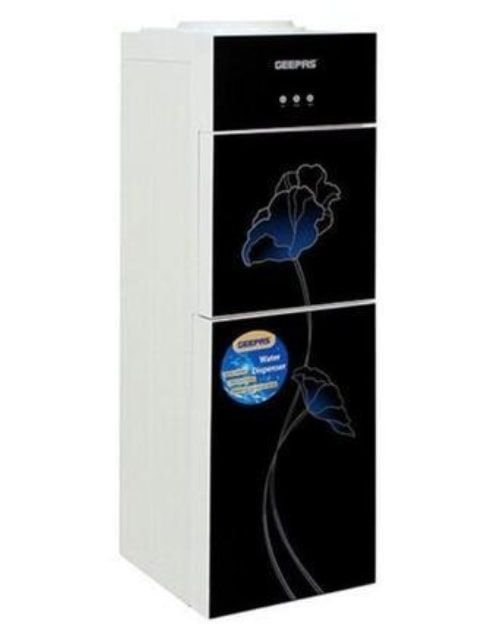 Geepas Bottom Loading Water Dispenser, Hot and Cold Two Taps, With Storage Compartment