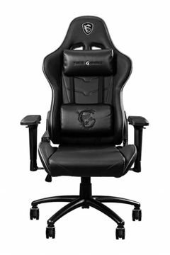MSI CH120I Gaming Chair, PVC Leather, Adjustable, Black & Grey