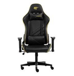 Havit GC930 Gaming Chair, Adjustable, Black & Yellow