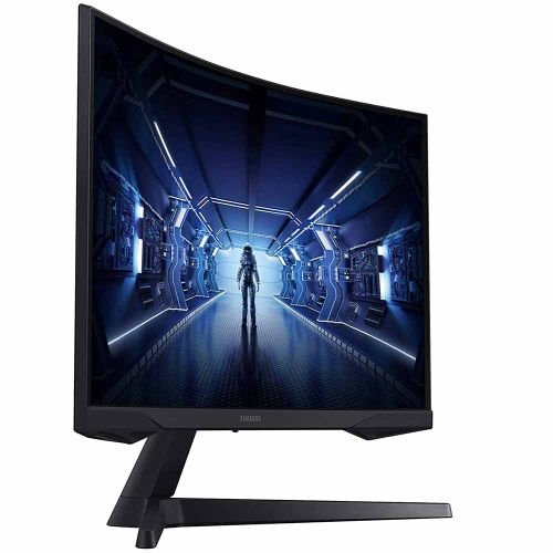 Samsung 27 Inch Curved Monitor, VA Type, QHD Resolution, 144Hz Refresh Rate, Black Color
