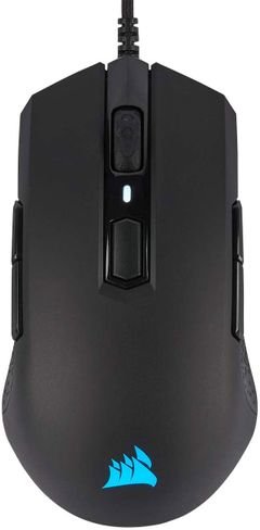 Corsair M55 Mouse, Wired, RGB Lights, Black Color
