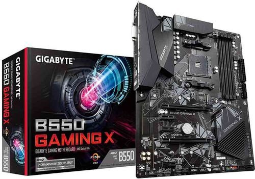 Gigabyte Gaming X, B550 Chipset, AMD CPUs, ATX Size