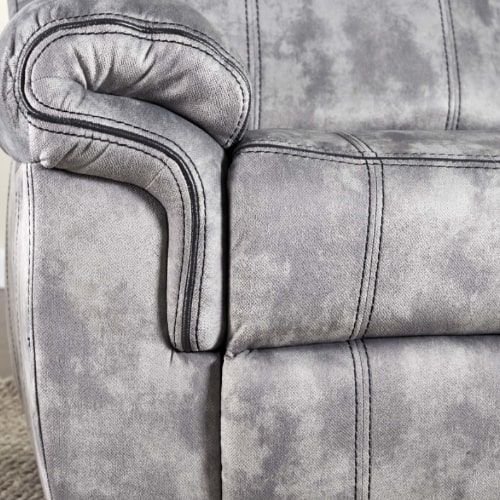 Layton Relaxing Sofa, Manual Adjustment, Gray
