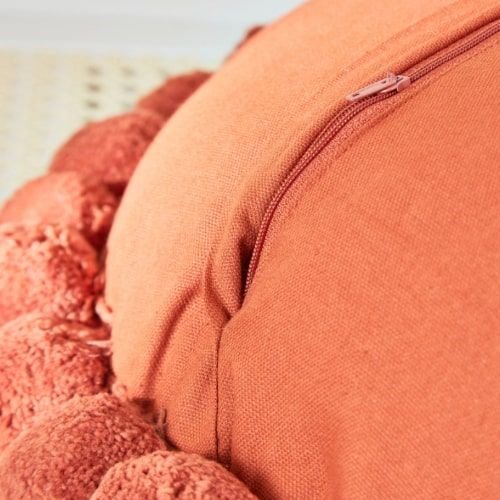 Keto Decorative Filled Cushion, Rust Color