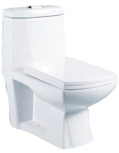 Milano Toilet Seat With Water Closet, White
