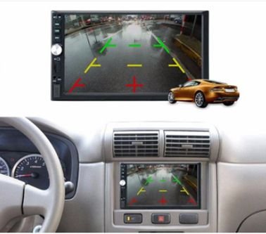 شاشة لمس للسيارة من AX، قياس 7 بوصة، بلوتوث وراديو، لون أسود