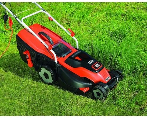 Black and Decker Electric Lawn Mower, 1800 Watt, Orange
