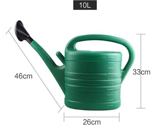 Plant water jug Generic, 10 liters, green color
