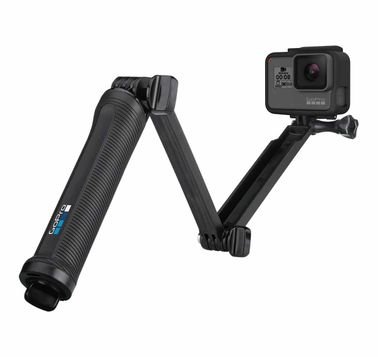 GoPro 3-Way Tripod, Multi Use, Black Color
