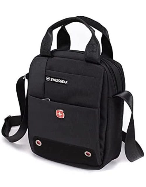 SwissGear 10.5 inch Tablet Handbag and Shoulder Bag, Black
